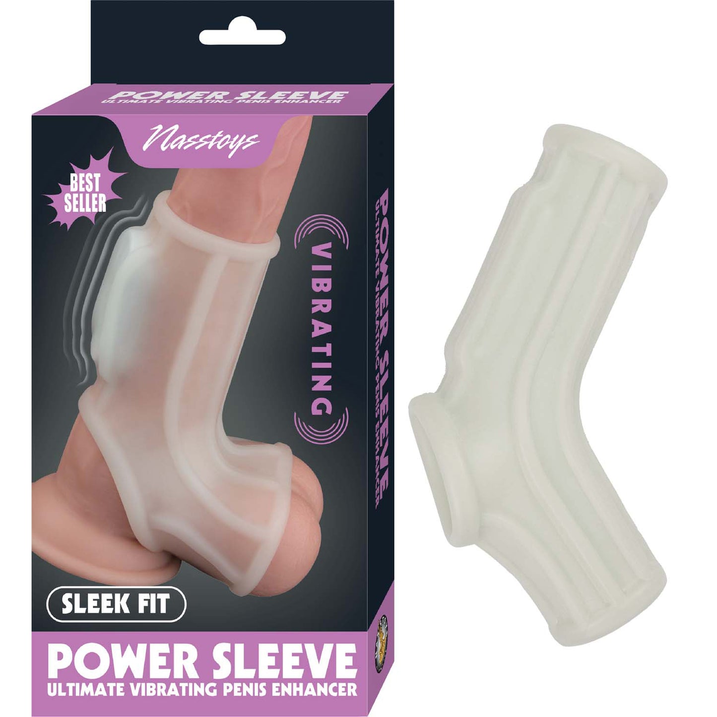 Funda vibratoria Power Sleeve Blanca