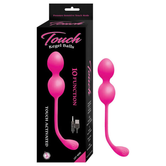 Comprar bolas de kegel co vibración Tocuh rosa - Bolas entrenadoras vaginales