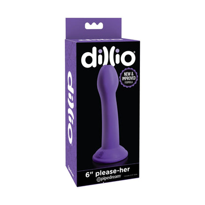 Consolador Please-Her Dillio Purple 15 cm