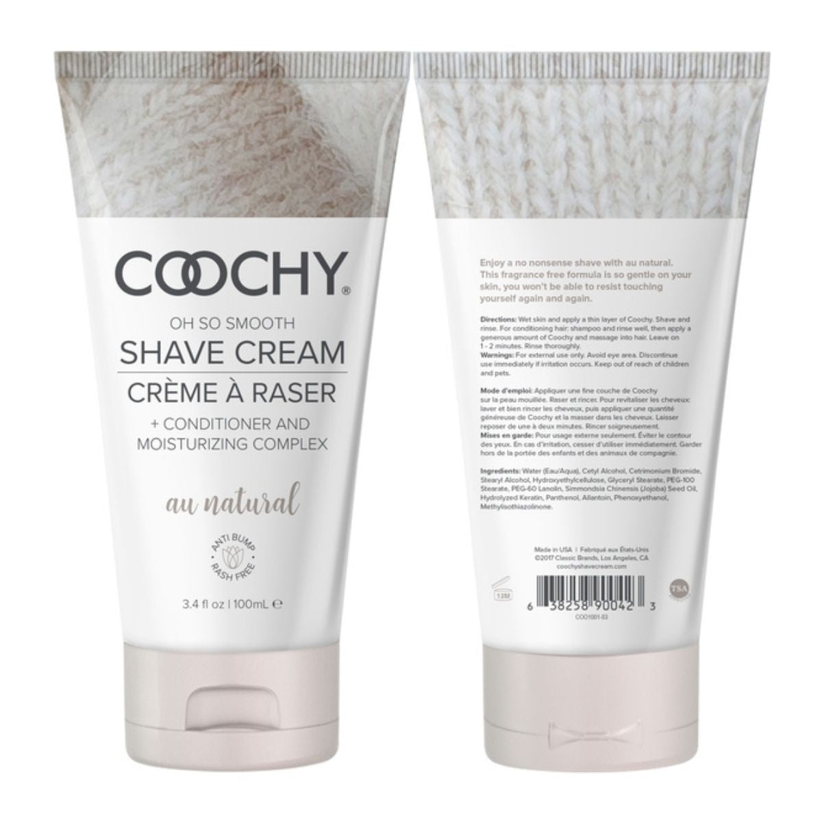 Crema para afeitar zonas sensibles efecto ultra suave Coochy 100 ml