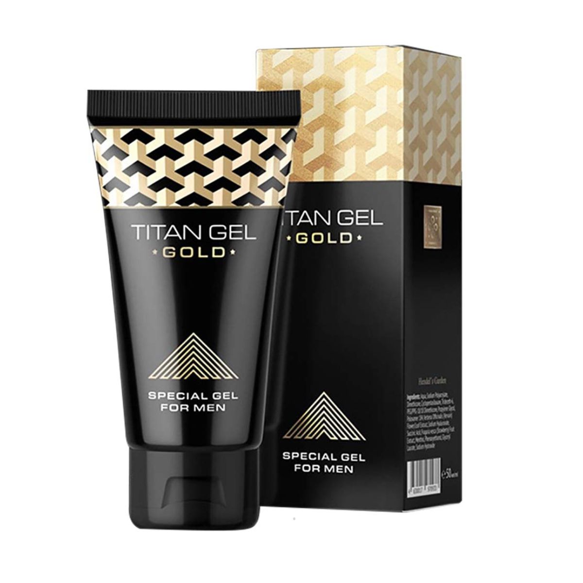 Lubricante efecto agrandador y estimulador de pene Titan Gold