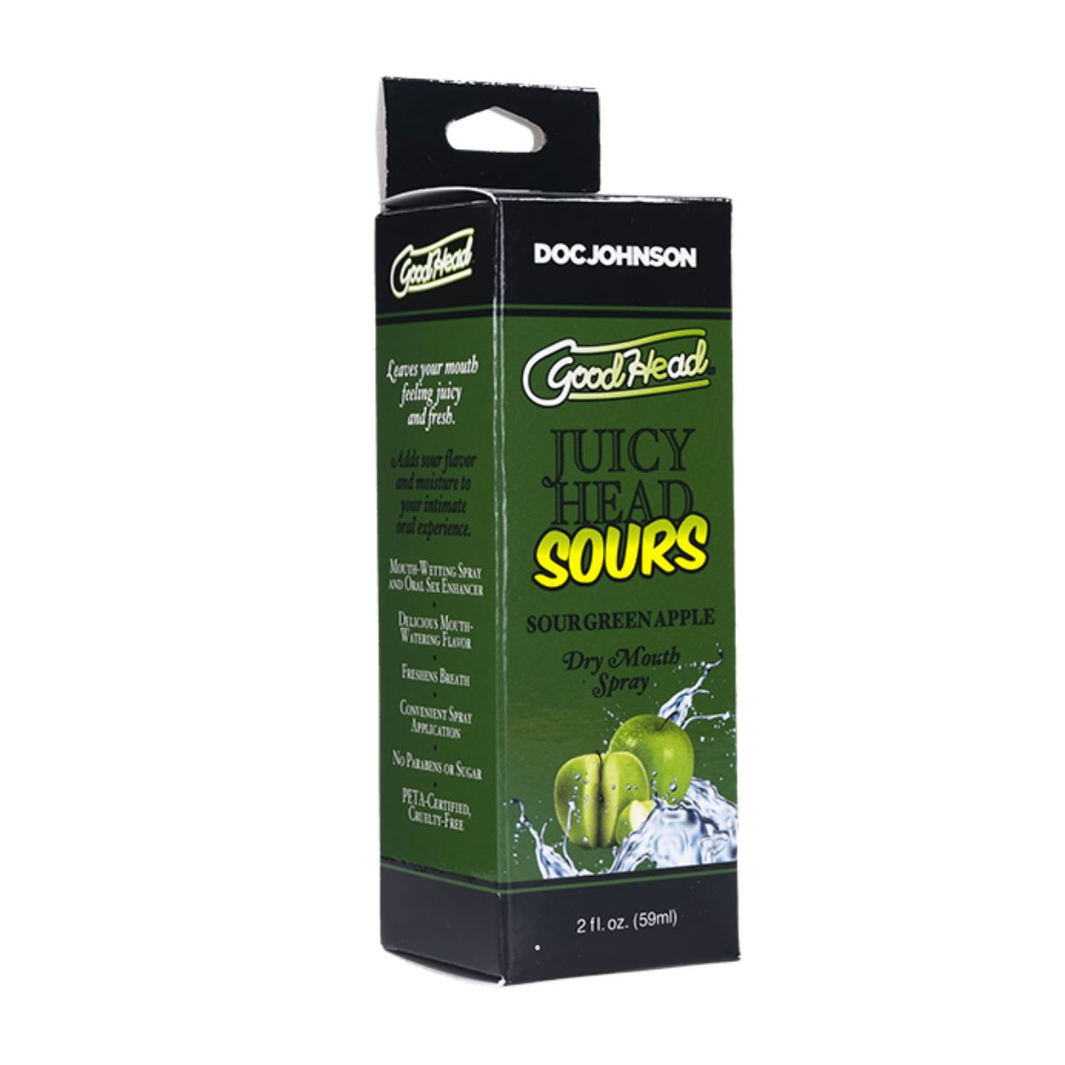 Lubricante para Sexo Oral Juicy Head Sours Manzana Verde