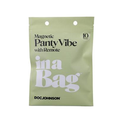 Juguetes sexuales DOC JOHNSON - Juguetes con mando a distancia - Magnetic Panty Vibe with Remote in a Bag