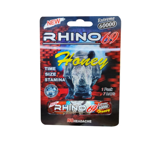 Comprar miel potenciadora sexual Rhino 69k honey