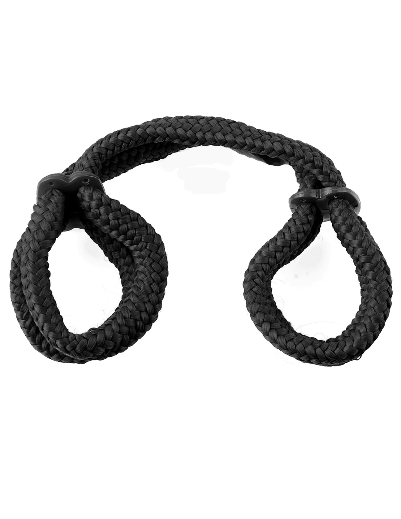 Comprar soga de seda love cuffs black - Cuerda para amarrar BDSM - Bondage