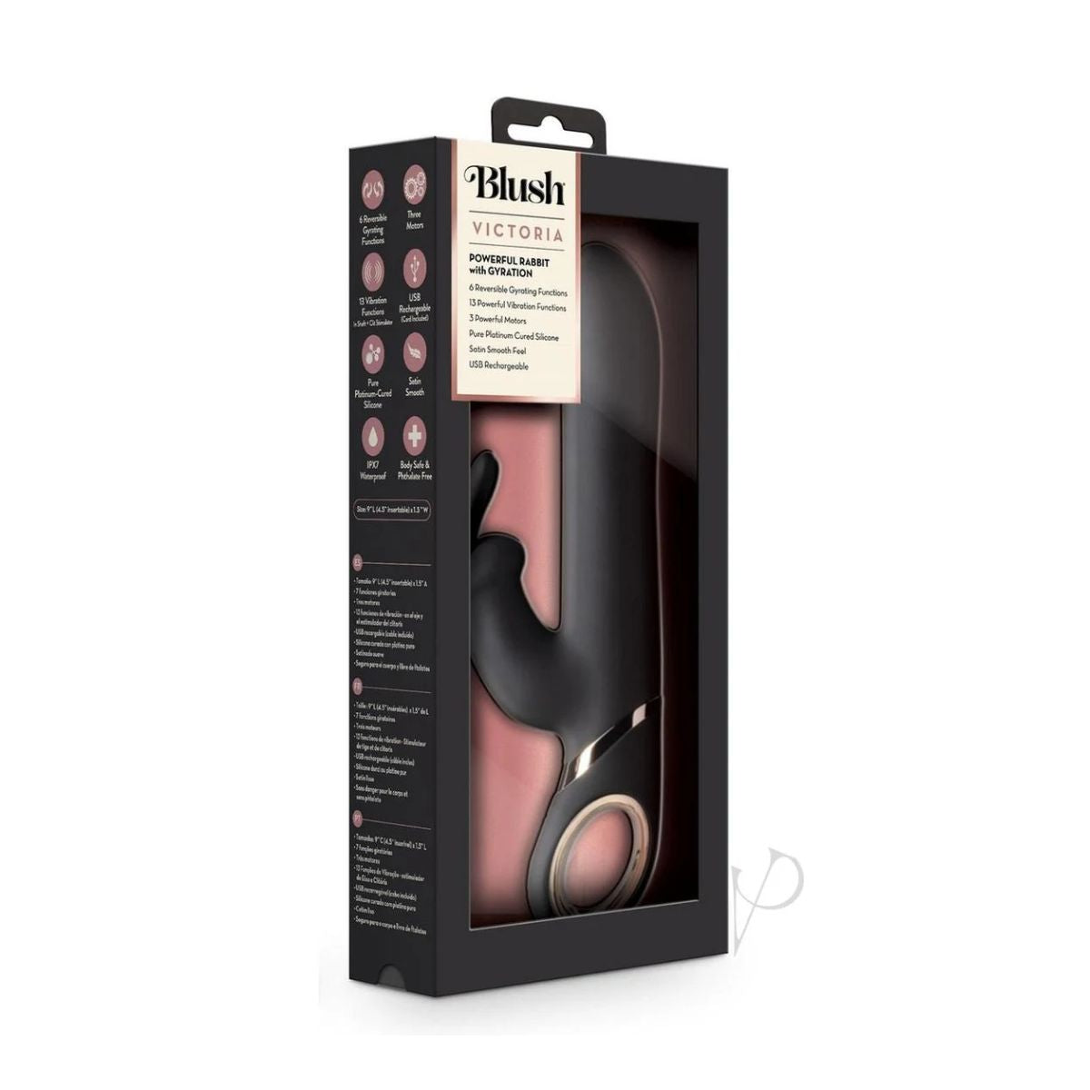 Vibrador de conejo rotativo Victoria by Blush